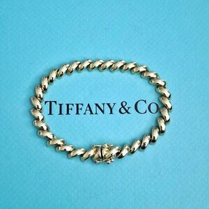 EXTREMELY RARE Vintage Tiffany & Co. 14k YG San Marco Link Bracelet